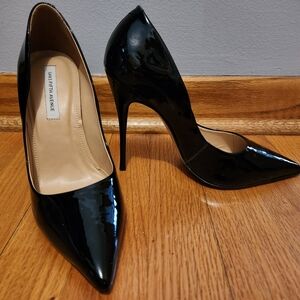 Black Patent Saks Fifth Avenue Heels 7.5
